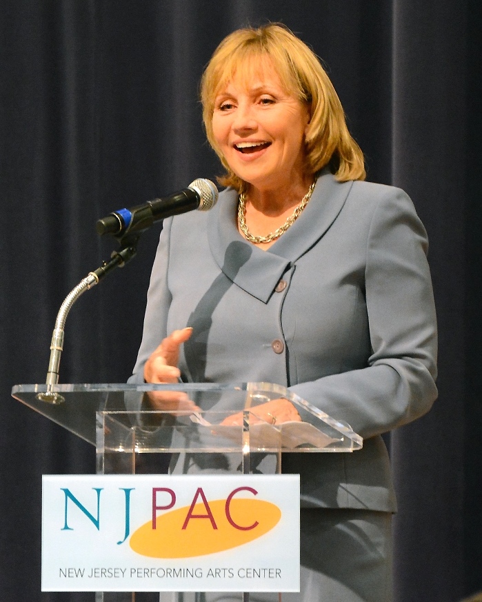 Lt. Governor Kim Guadagno speaks at the NJPAC "Life Sciences as an Engine of Innovation" Roundtable in Newark, NJ.